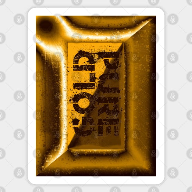 Pure Solid Gold Price Investments Sticker by PlanetMonkey